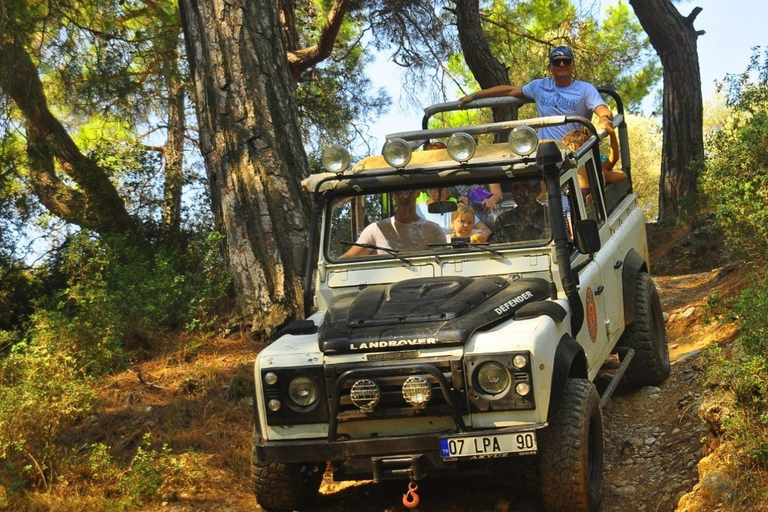 Antalya: Koprulu Canyon Jeep Safari, Monster Truck & Rafting ( 4 in 1 ) Jeep Safari, Buggy or Quad & Rafting, Zipline