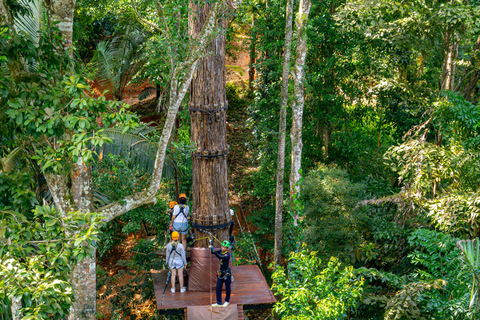 Phuket: Flying Hanuman Zipline Adventure SD4: Epic Adventure with Elephant Jungle