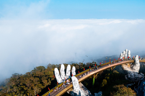 Da Nang : Golden Bridge Sunset & Ba Na Peak Tour with Dinner PRIVATE TOUR : Golden Bridge Sunset & Ba Na Peak