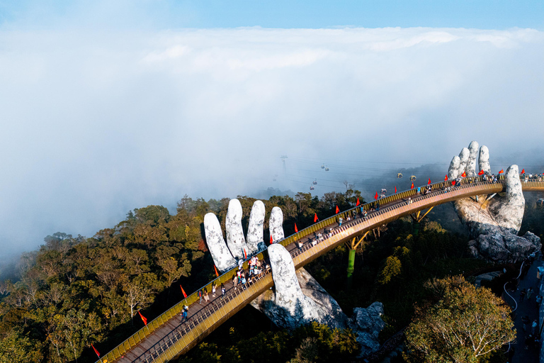 Da Nang : Golden Bridge Sunset & Ba Na Peak Tour with Dinner PRIVATE TOUR : Golden Bridge Sunset & Ba Na Peak