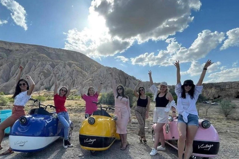 Cappadocia: Vintage Trike Bike Sunset Tour Experience One Hour Vintage Trike Bike Tour Experience