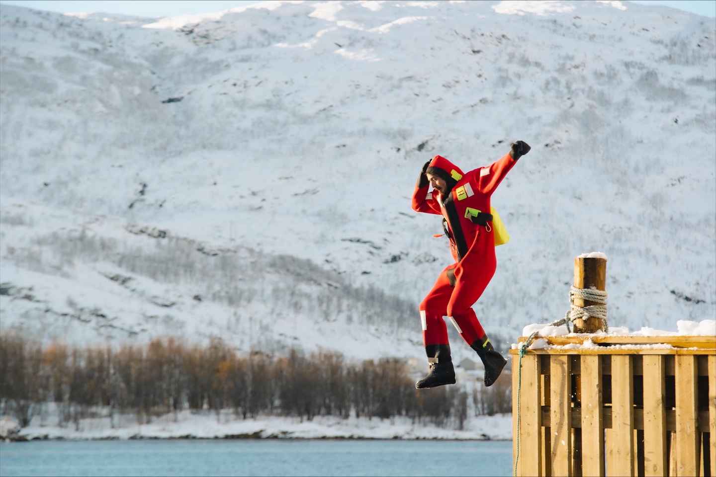 Tromsø: Ice Floating in Survival Suit
