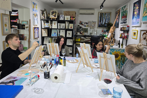 Mostar: Boutique Painting Experience in an Artist's Studio