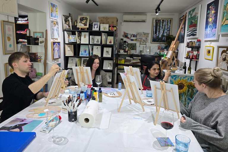 Mostar: Boutique Painting Experience in an Artist's Studio