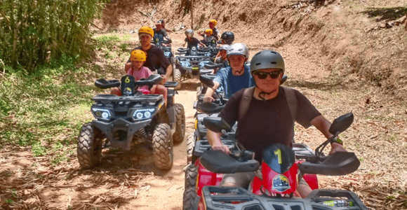 Phuket: Mountain ATV & Zipline Experience with Sea View
