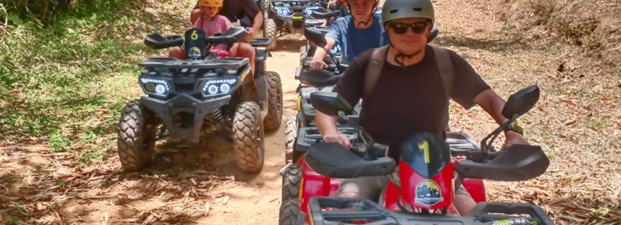 Phuket : quad en montagne et tyrolienne avec vue sur la mer