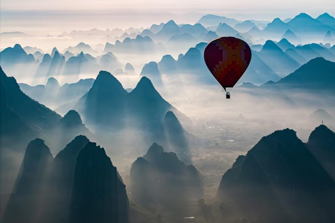Yangshuo Hot Air Balloon Experience Exclusive Private Hot Air Balloon Ride
