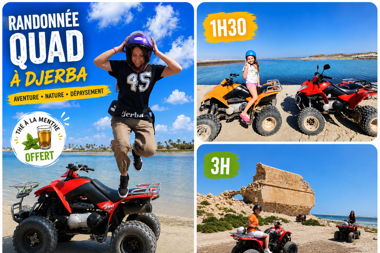 ATV in Djerba: Countryside, Lagoon, Fort Castille & Complimentary Mint Tea ATV in Djerba: Lagoon, Fort Castille & Mint Tea 3 hours