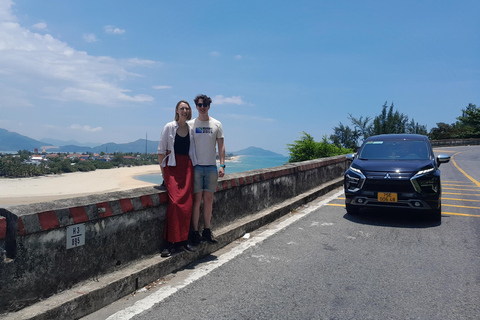 Hue de/para Hoi An em carro privado com paragens para visitas turísticas