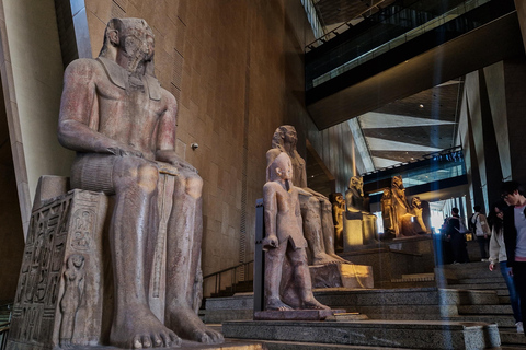 Grand Egyptian Museum & Khan El Khalili Bazaar Guided Tour Shared Tour with Entry Ticket