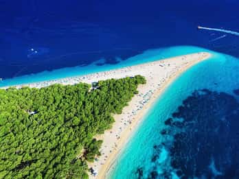 Speedboat to 3 islands: Hvar, Brač, Zečevo with watersports