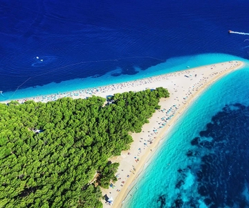 Speedbåd til 3 øer: Hvar, Brač, Zečevo med vandsport