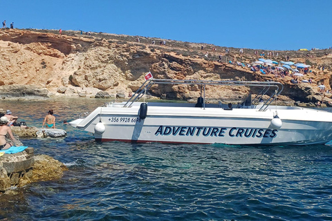 Sliema half day boat trip to comino and gozo