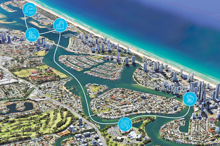 Surfers Paradise: Crociera turistica di 2 ore sulla Gold Coast