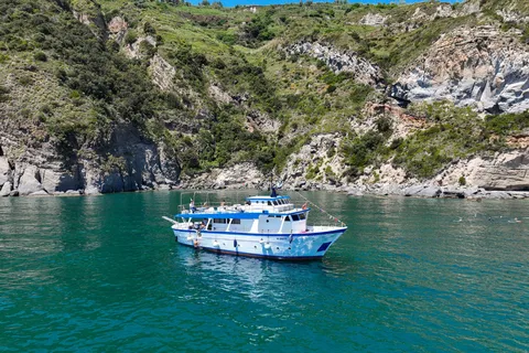 Ischia : tour en bateau avec arrêts baignade et déjeuner à bord.