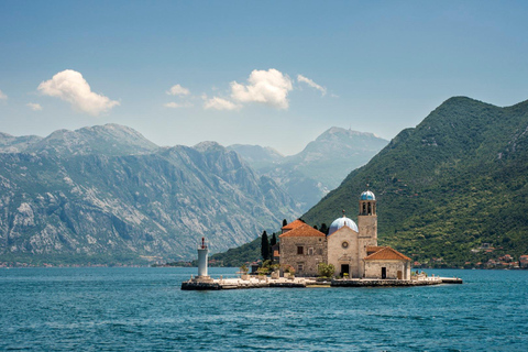 Kotor: Grotta Blu e tour in motoscafo di Nostra Signora della Roccia