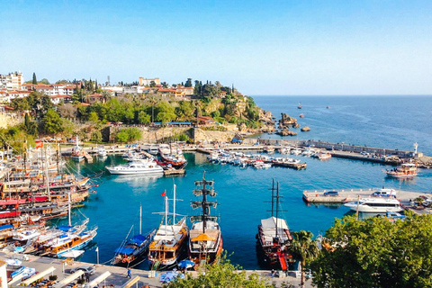 Antalya: Stadstour met watervallen, kabelbaan en boottochtTour met boottocht