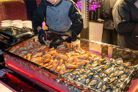 New Super Galaxy Chao Phraya Dinner Cruise from ICONSIAM Rooftop or Bow Open-Air 360° Seat