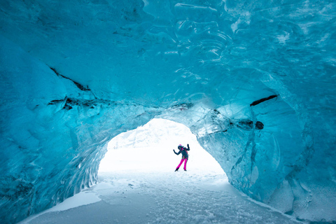 From Jökulsárlón: Ice Cave and Glacier Exploration Tour