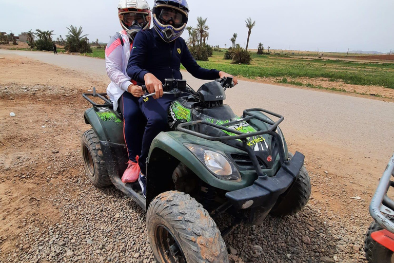 Utflykt med fyrhjuling i Marrakech PalmTour Quad Bike i Marrakech Palm