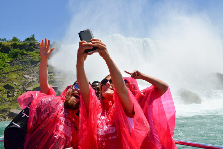 Vanuit Toronto: Niagara Falls bustour met rondvaart per boot