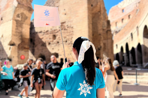 Rome: Colosseum with Undergrounds and Arena Tour Rome: Colosseum Undergrounds Guided Tour in Spanish