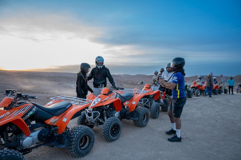 Vanuit Marrakech: Quad tour &amp; kamelenrit naar Agafay woestijn