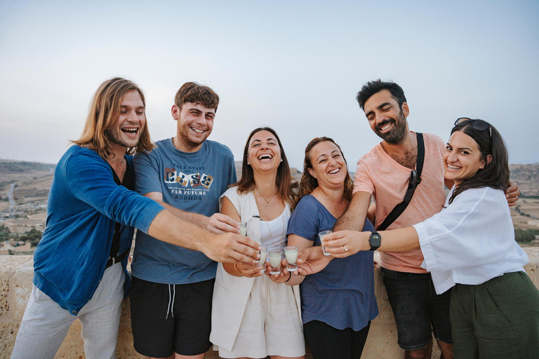 Victoria, Gozo: Wandeltour met eten en drinken bij zonsondergang