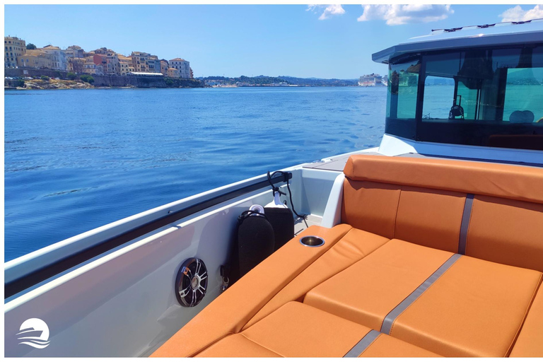 Corfu: Private Yacht Coastal Experience-Yacht Charter/Cruise Romantic Evening,Sunset-3hrs Yacht Private Experience/Cruise