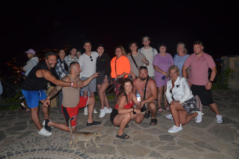 Alanya: Night Safari and Disco Boat Tour with Dinner