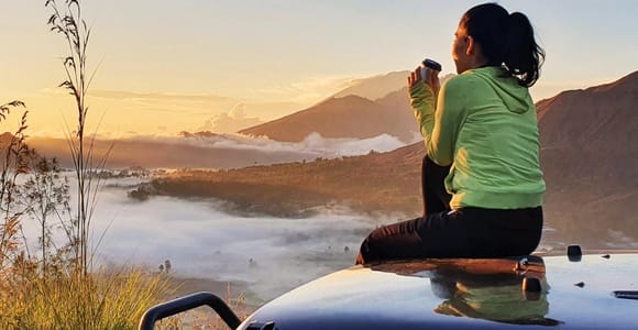 Bali: Mount Batur Sunrise & Black Lava Jeep 4x4 Tour