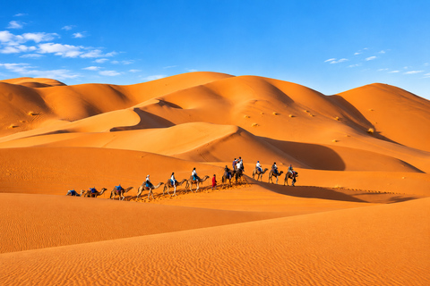 Agadir to Marrakech: 3-Day Merzouga Camel Ride & Luxury Camp Private luxury Sahara tour – exclusive experience