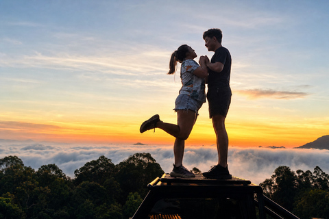 Bali: Mount Batur Shared Sunrise Jeep & Natural Hot Springs Sunrise Jeep Tour & Hot Spring with Round Transfers
