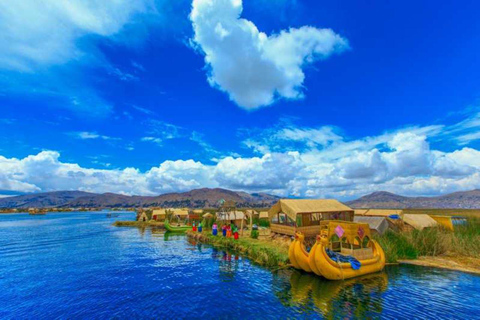 From Cusco: Round trip night bus + Lake Titicaca Tour 1-Day