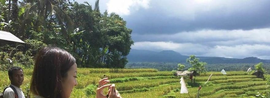 Bali : randonnée au village de Kastala et visite de la cascade de Gembleng