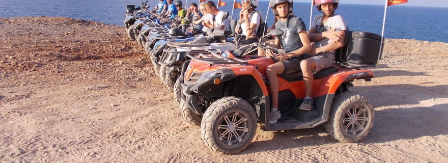 Crète : Safari en quad avec monastère, palais de Malia et déjeuner