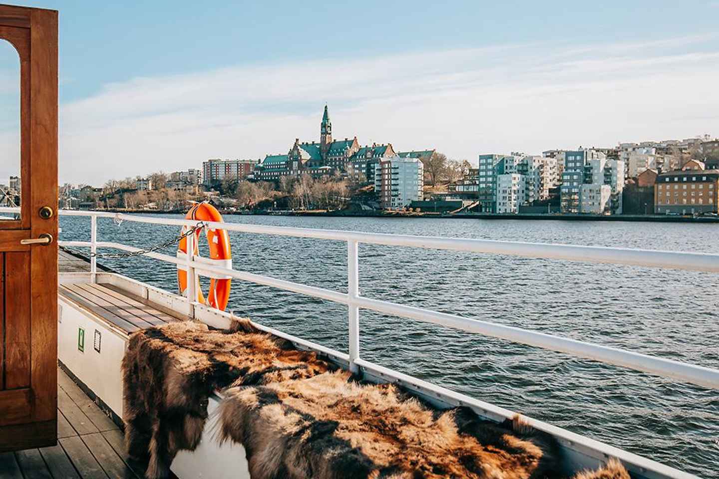 斯德哥尔摩冬季游船导览体验