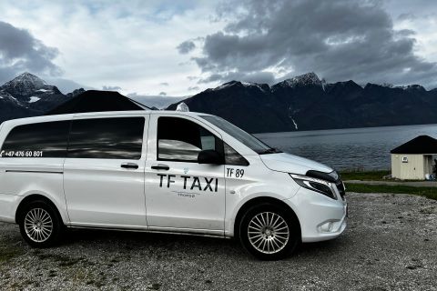 Tromsø: 1-veis drosjetransport fra byen/flyplassen