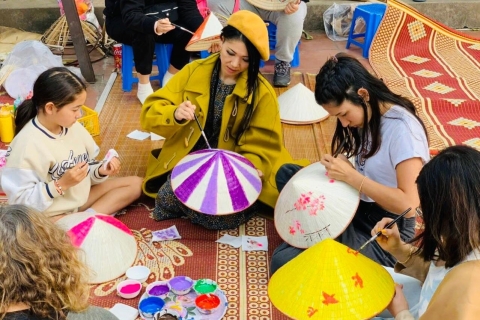 Hanoi: Jednodniowa wycieczka do wioski kadzideł, stożkowego kapelusza i sztuki lakierniczejPrywatna jednodniowa wycieczka do tradycyjnych wiosek rzemieślniczych