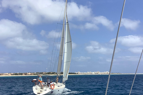 Sal Island: Full-Day Sailing Trip with Lunch & Drinks Full-Day Ocean Escape by Sailing Yacht with Lunch & Drinks