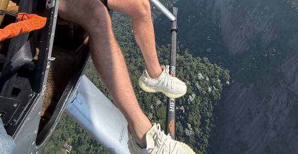 Río de Janeiro: tour en helicóptero sin puertas de 35 minutos por el Cristo Redentor
