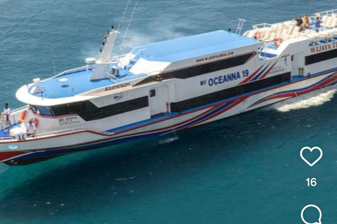 Bali: Gili Islands Fast Boat Ticket with Hotel Pickup