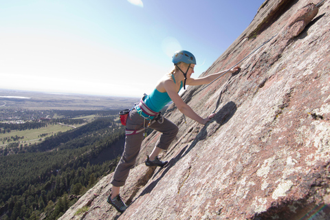 Denver: Guided Rock Climbing at Eldorado Canyon The Whales Tail Half Day