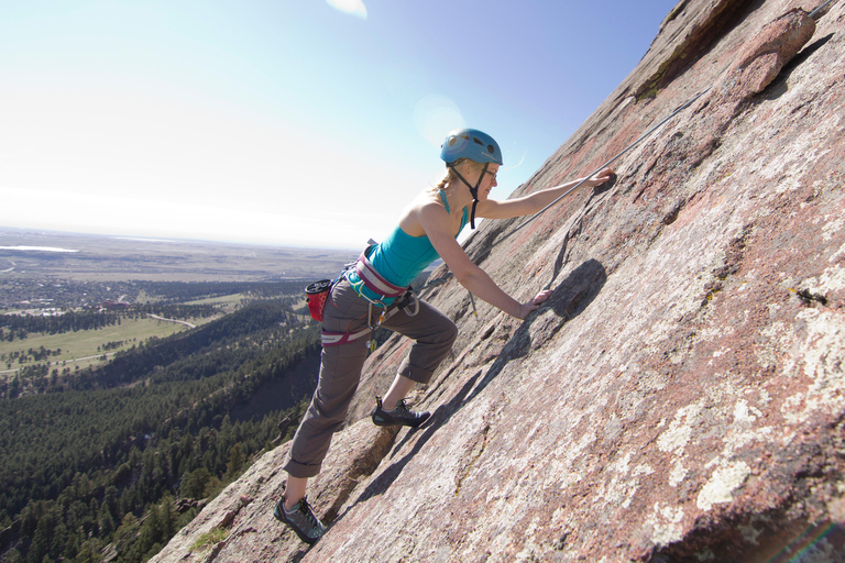 Denver: Guided Rock Climbing at Eldorado Canyon The Whales Tail Half Day