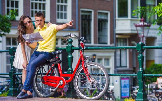 Fahrradtour durch die Amsterdamer Altstadt, Top-Attraktionen und Natur