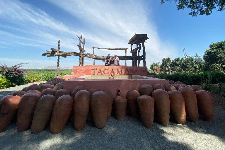 Ica: Tour del Pisco: Tacama, Arrabal, Bodega Lovera.