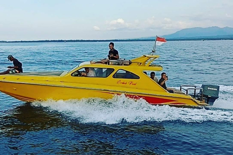 Gili Trawangan: Bangsal Harbor Fast Boat Transfer Gili Trawangan: Teluk nara Fast Boat Transfer