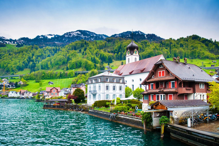 Lucerne: Mt Rigi, Mineral Spa and Astrid Chapel Private Trip