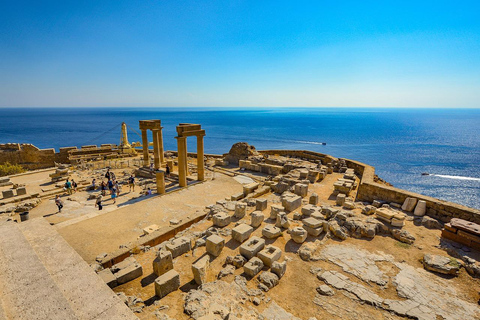 Rhodos stadsområde: Lindos Transfer tur och retur med fri tidLindos Express (6 timmar)