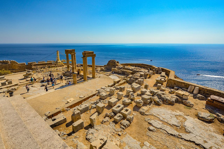 Rhodos stadsområde: Lindos Transfer tur och retur med fri tidLindos Express (6 timmar)